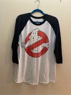 Ghostbusters Logo Raglan Tee 3/4 sleeves